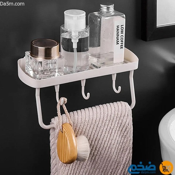 Shelf and hanger for bathrooms and kitchens