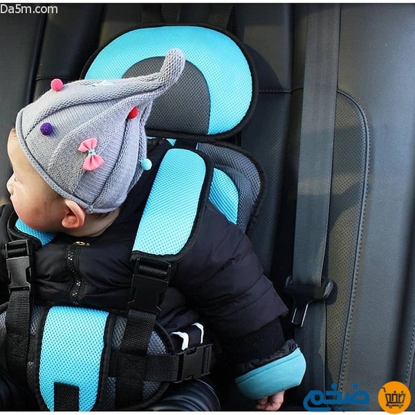 كرسي سلامة الطفل للسيارة محمول وقابل لطي والتعديل