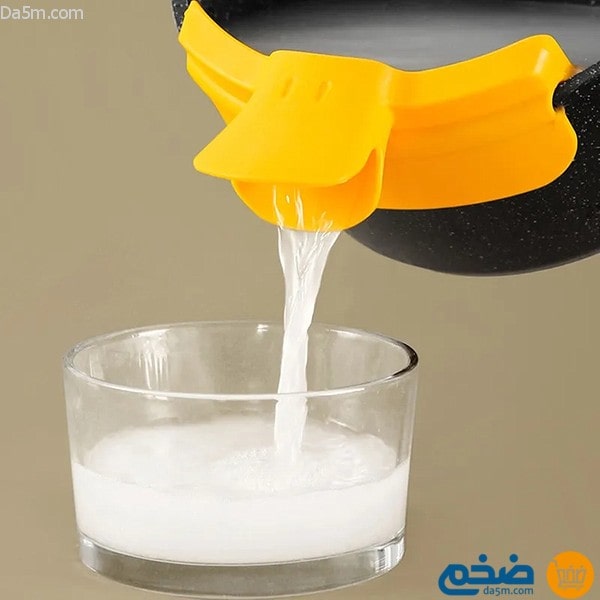 Silicone food strainer and bowl rim funnel