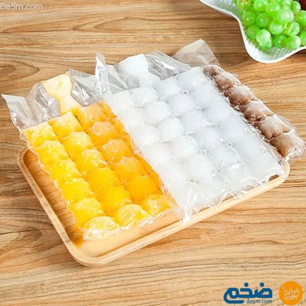 Ice cube making bags