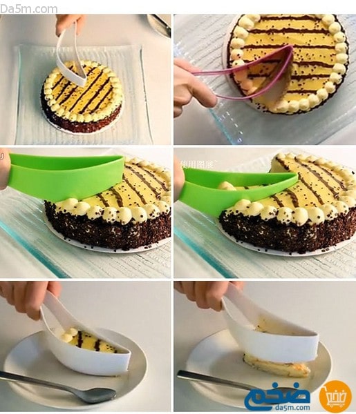 Plastic cake and pie cutter