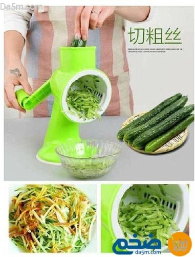 Multi-use manual slicer and grater