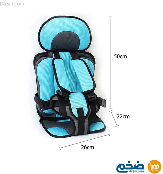 كرسي سلامة الطفل للسيارة محمول وقابل لطي والتعديل