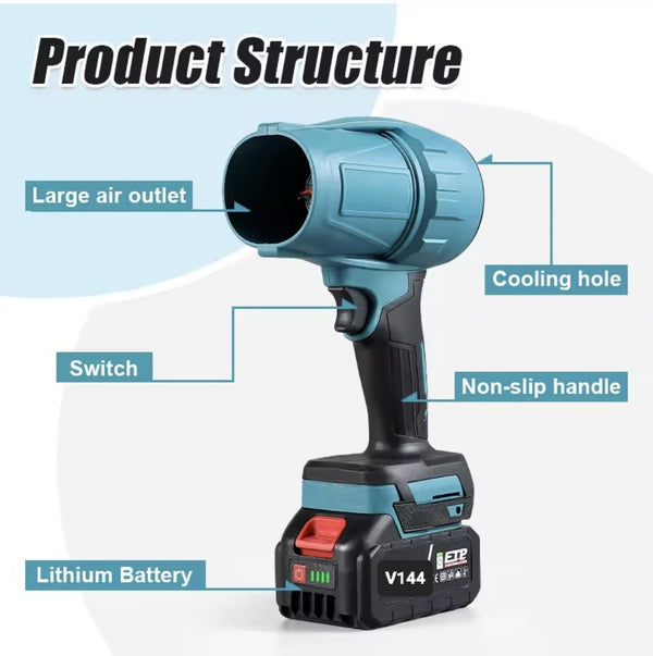 منفاخ هواء الوكاله ماكيتا 2 بطاريات248V