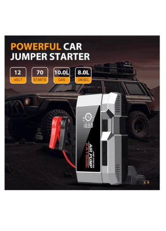 اشتراك سياره معا معبي اطارات وشاحن جوال وكشاف بقوة 25000 امبير