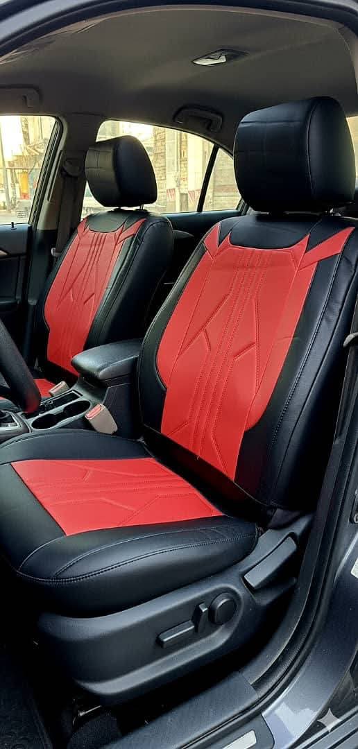 تلبيسات جلد لكراسي السيارات امامي وخلفي