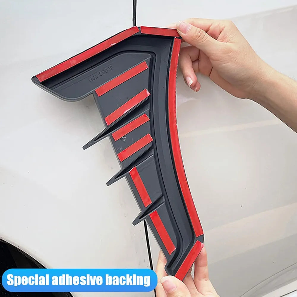 🚗 فتحات تهوية بتصميم كاربون فايبر للسيارة (زينة خارجية)