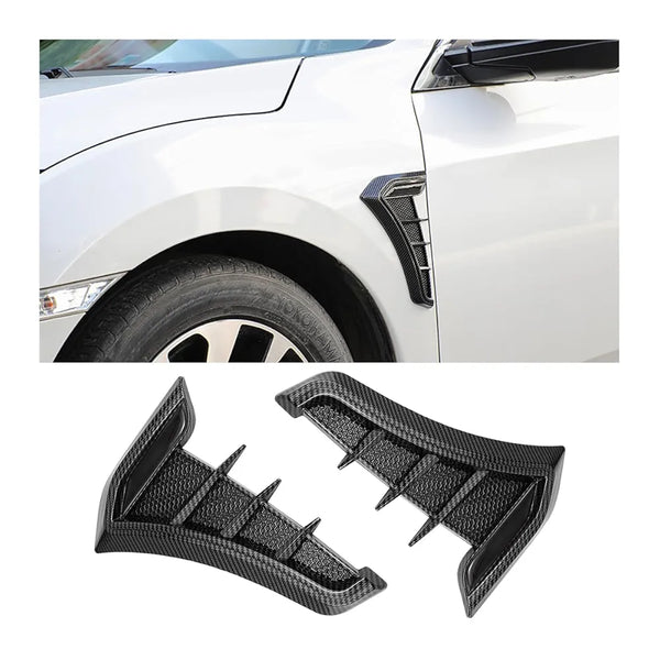 🚗 فتحات تهوية بتصميم كاربون فايبر للسيارة (زينة خارجية)