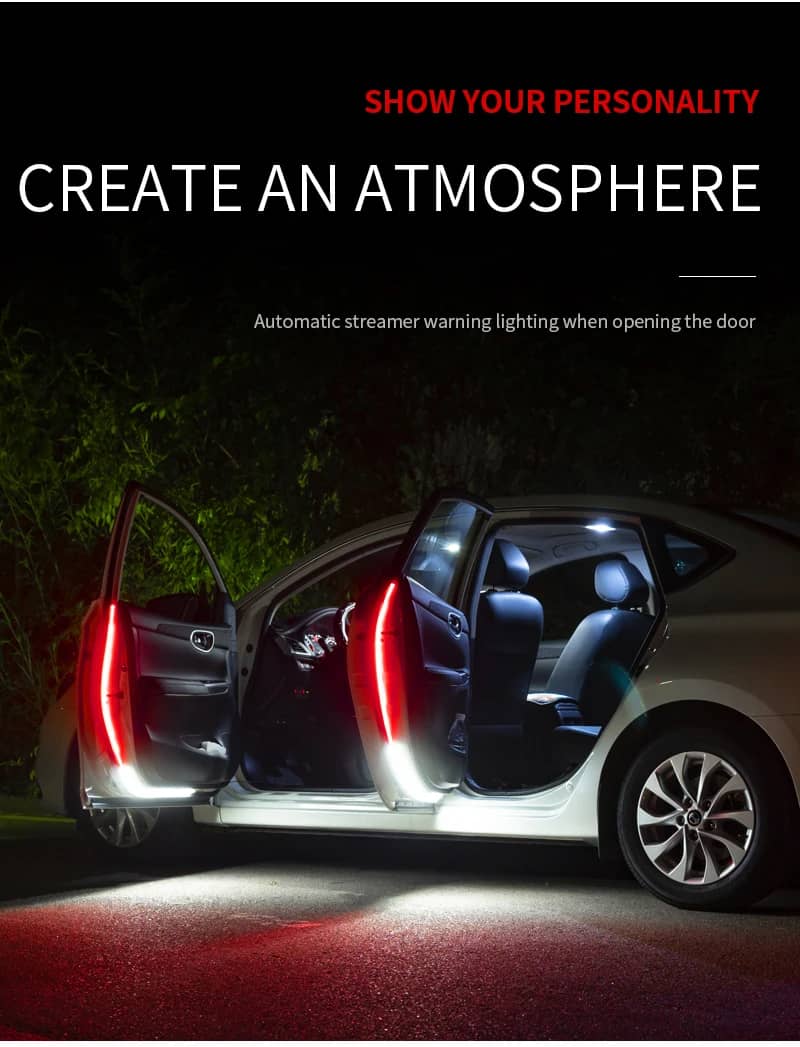 شريط الإضاءة LED الذكي لأبواب السيارة