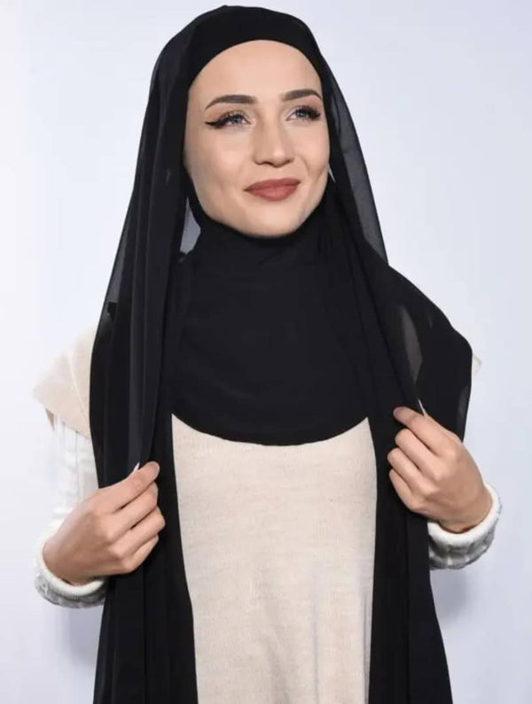 علشان طرحتك تفضل ثابته و رقبتك متبنش