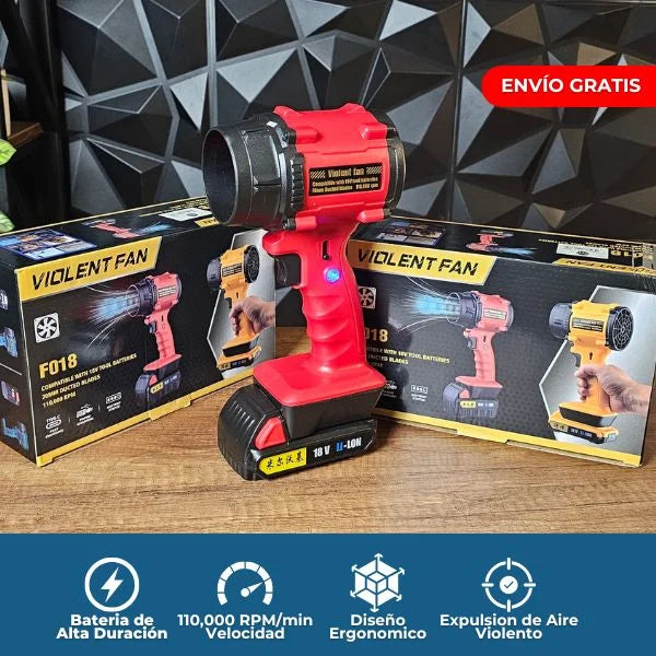 اقوى منفاخ هواء 2بطاريات بتحكم بمستوى الدفع