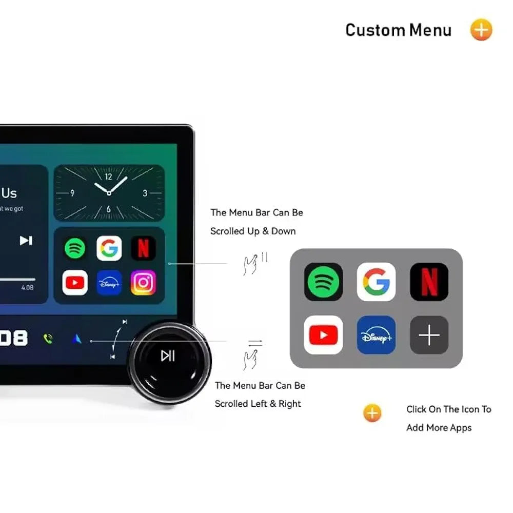 شاشة سياره اندرويد 12 بوصه معا الديكور