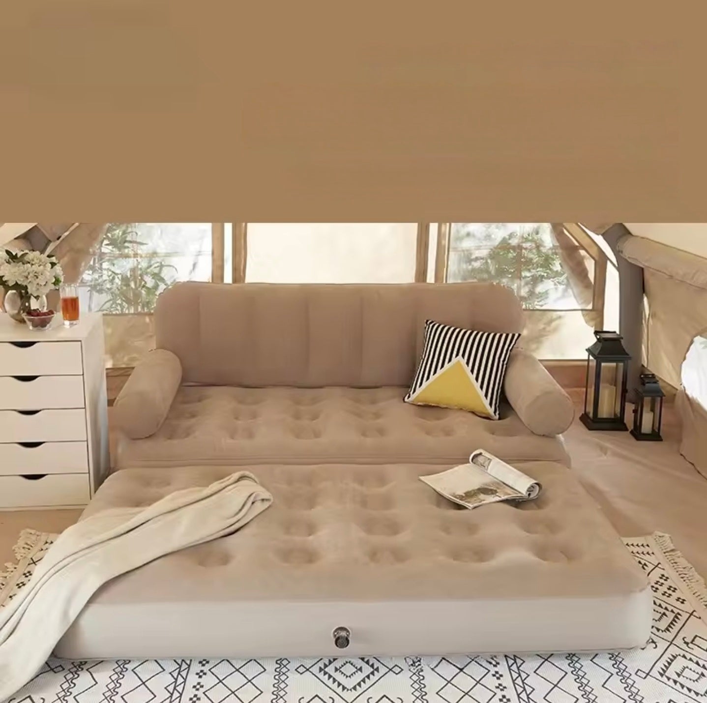 فرش هوائي مزدوج