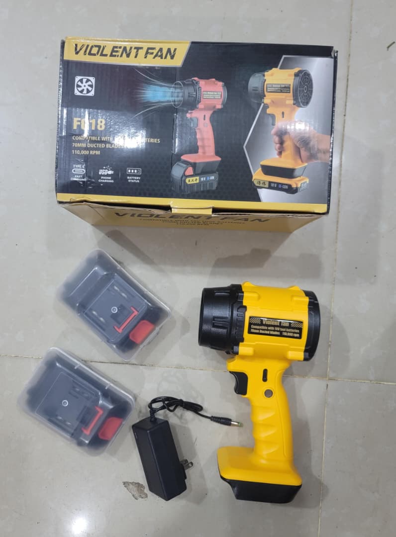 اقوى منفاخ هواء 2بطاريات بتحكم بمستوى الدفع