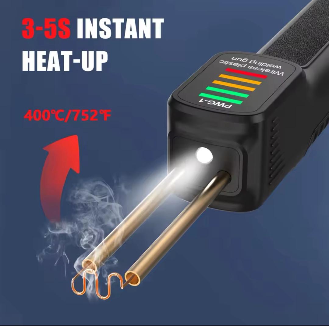 🔧 مسدس لحام البلاستيك بالشحن 🔋