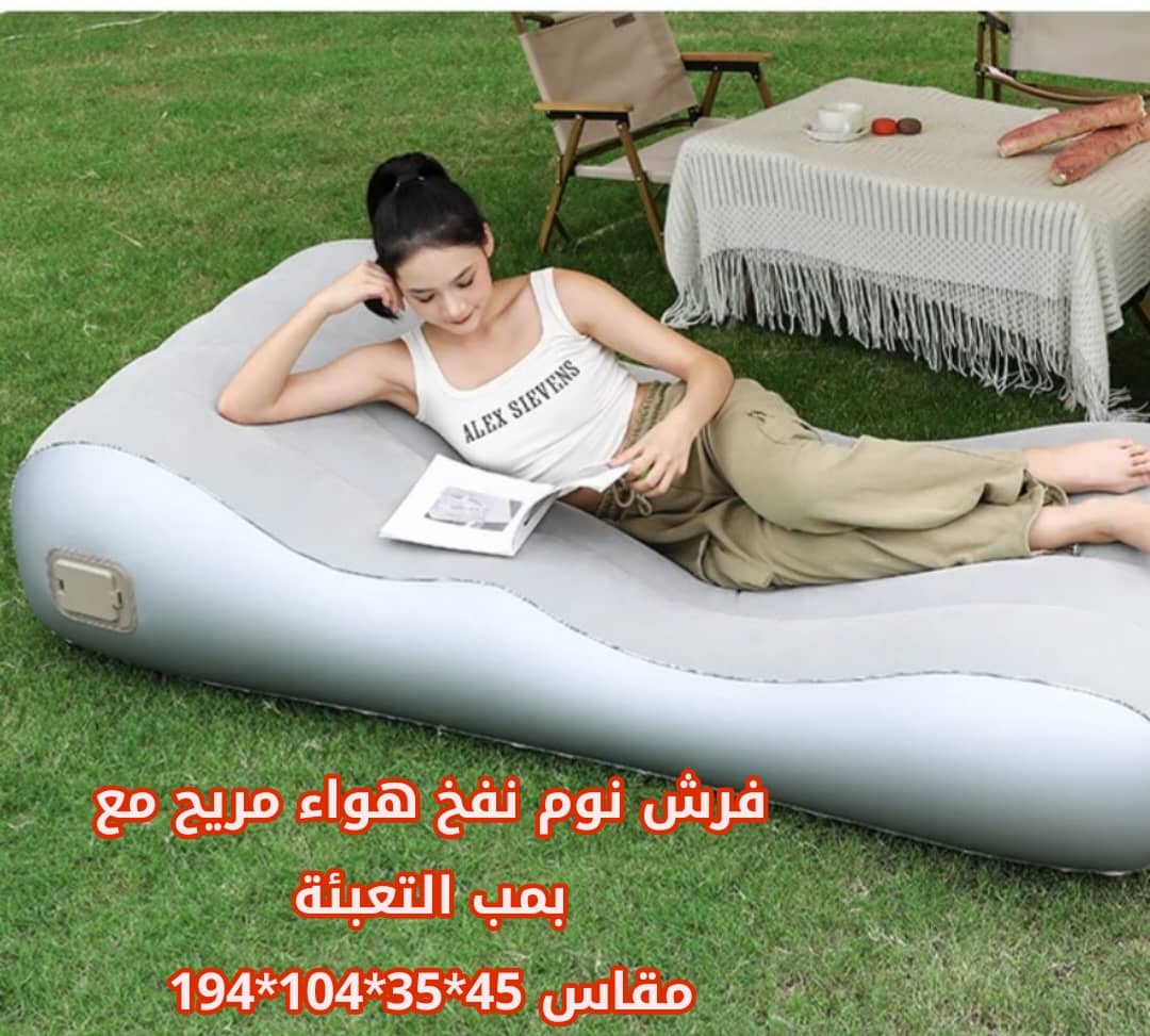 فرش سرير هوائي مريح – معا جهاز النفخ والشفط الأوتوماتيكي