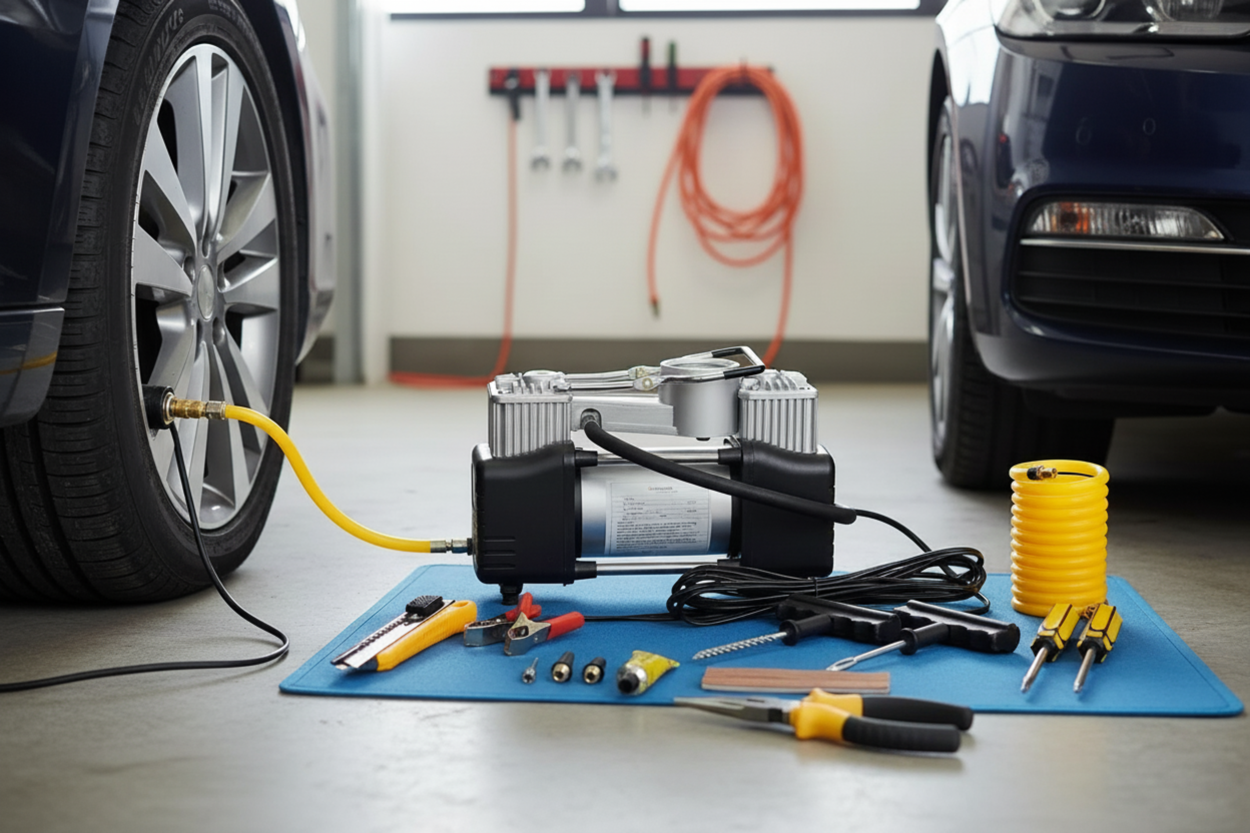 جهاز الطوارئ كمبروسر تعبئة الهواء مع العدة