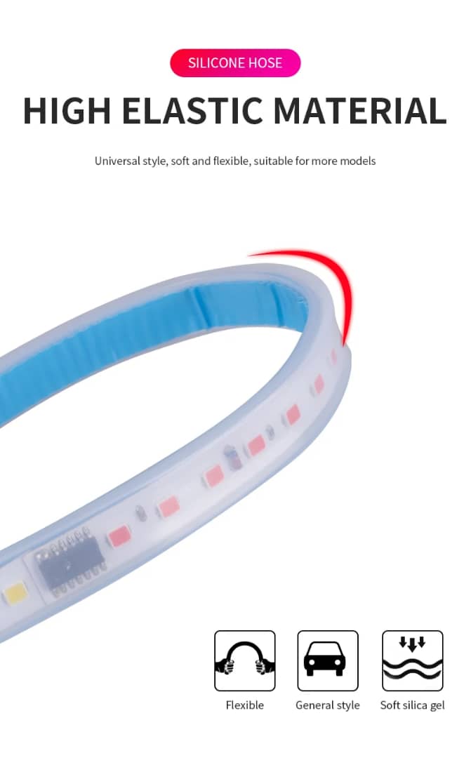 شريط الإضاءة LED الذكي لأبواب السيارة