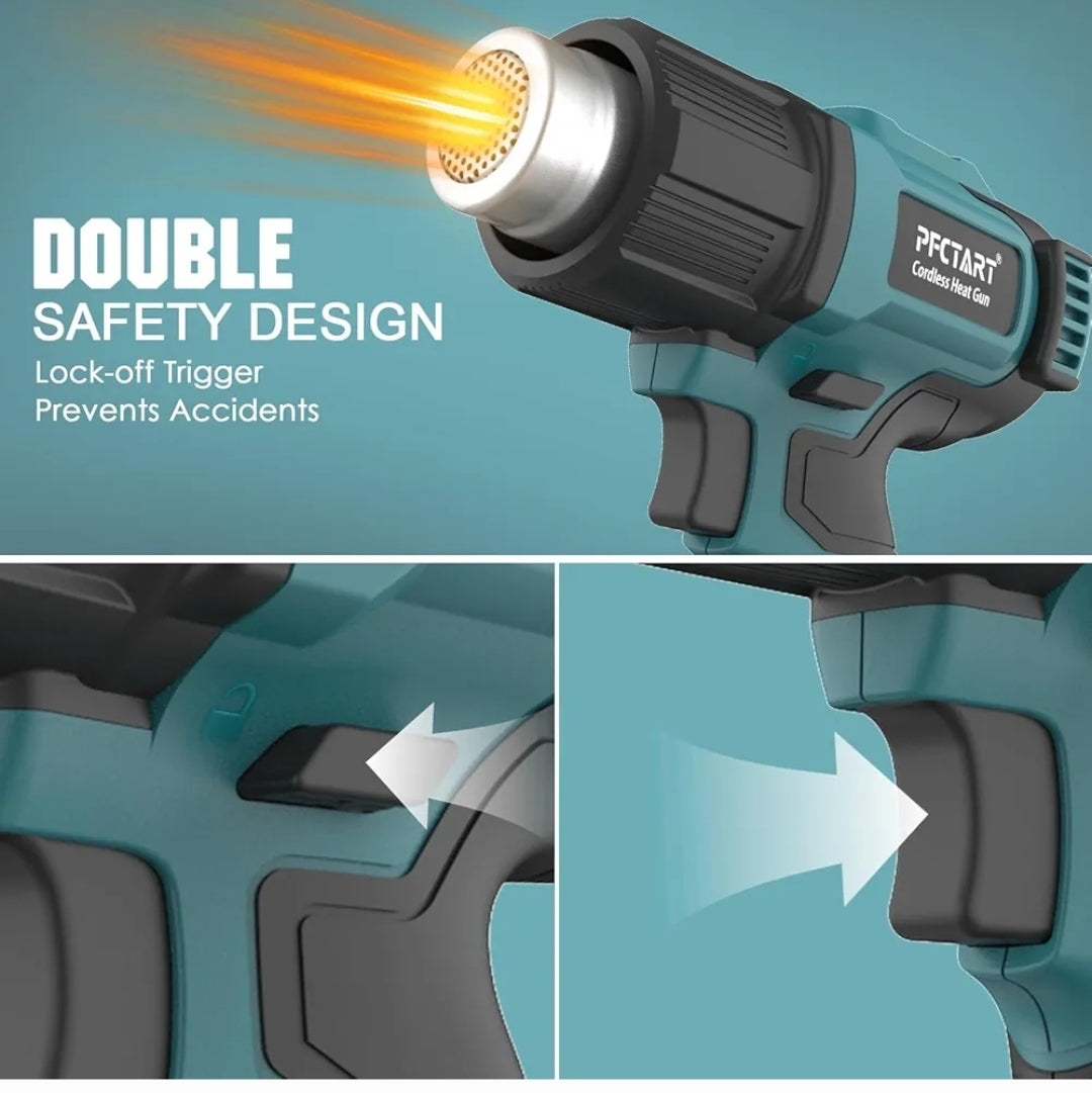 مسدس الهواء الساخن الاحترافي من Makita – ماكيتا 2بطاريات 268V