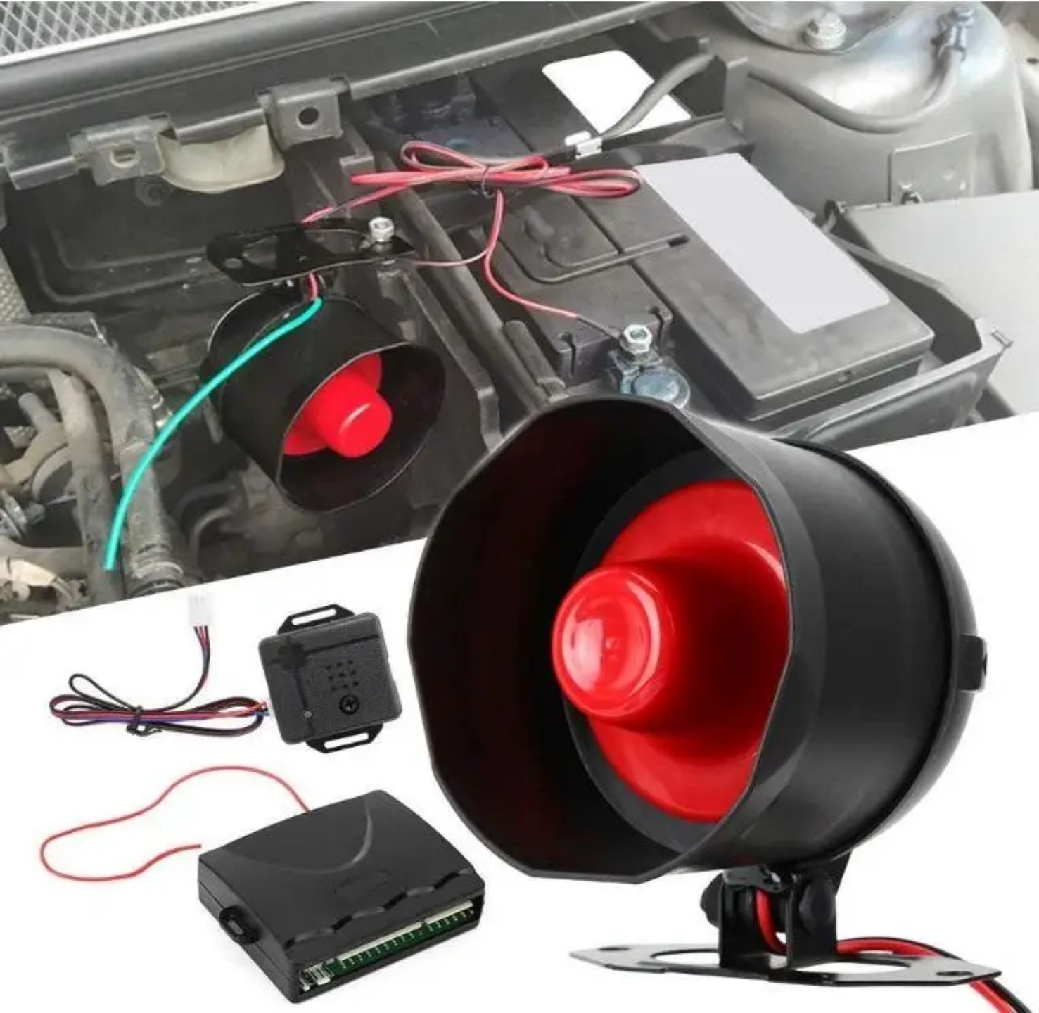 جهاز انذار وتحكم واستشعار للسيارة