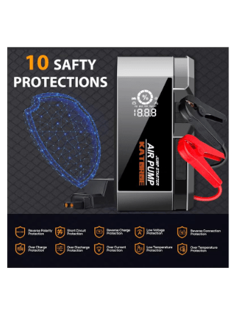 اشتراك سياره معا معبي اطارات وشاحن جوال وكشاف بقوة 25000 امبير