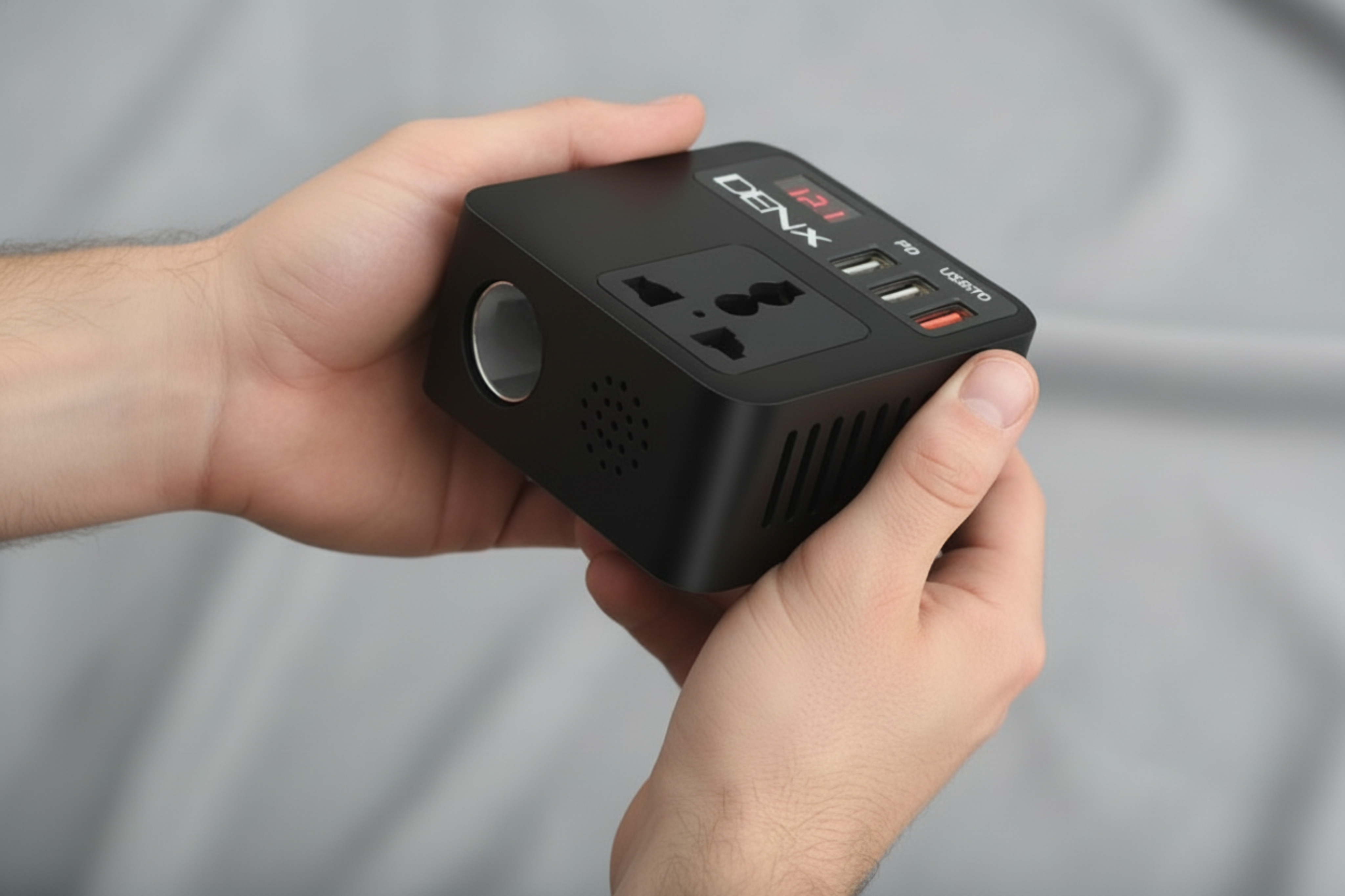 محول كهرباء للسيارة من 12V الى 220V