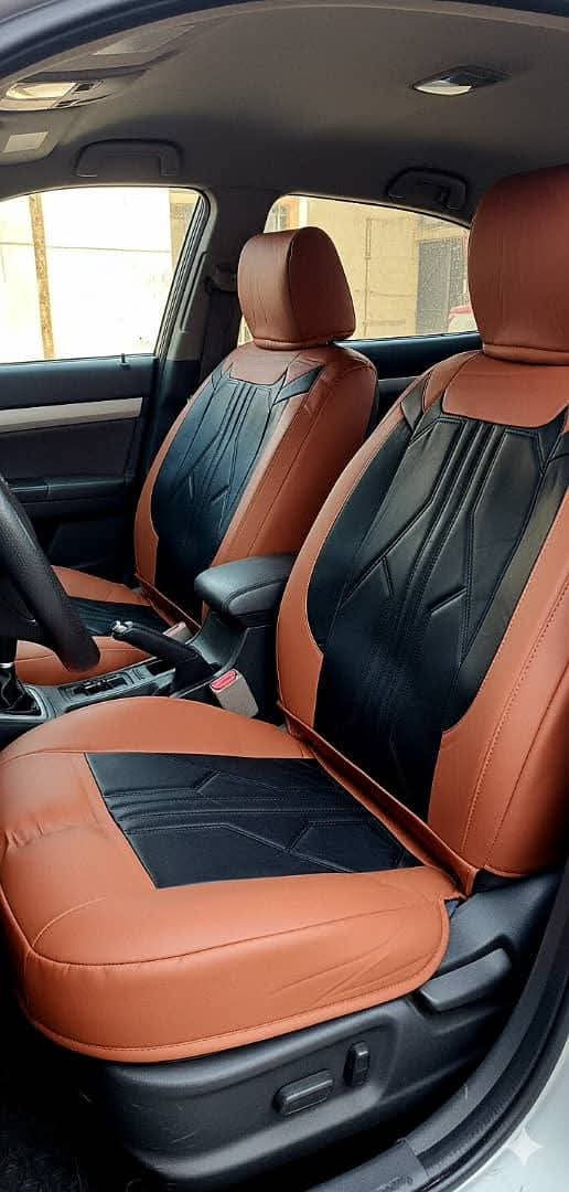 تلبيسات جلد لكراسي السيارات امامي وخلفي