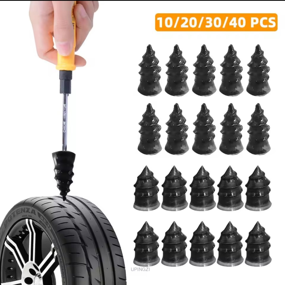 🛠 براغي إصلاح إطارات السيارات (بدون فك الكفر) 10 حبات