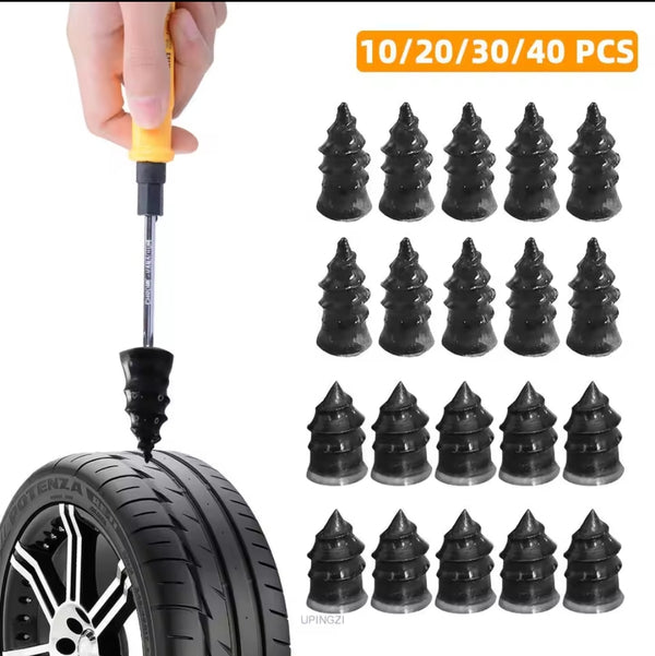 🛠 براغي إصلاح إطارات السيارات (بدون فك الكفر) 10 حبات