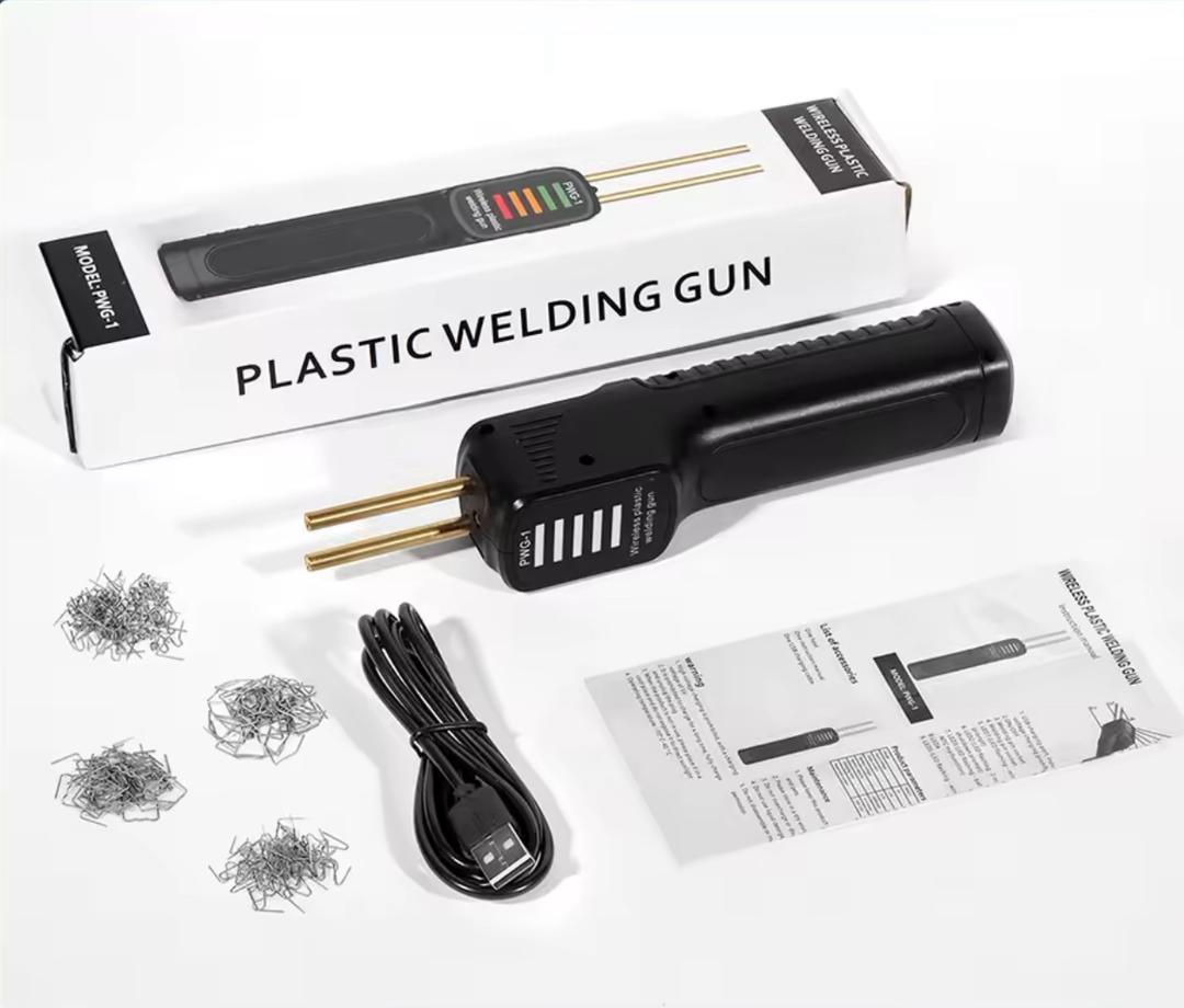 🔧 مسدس لحام البلاستيك بالشحن 🔋