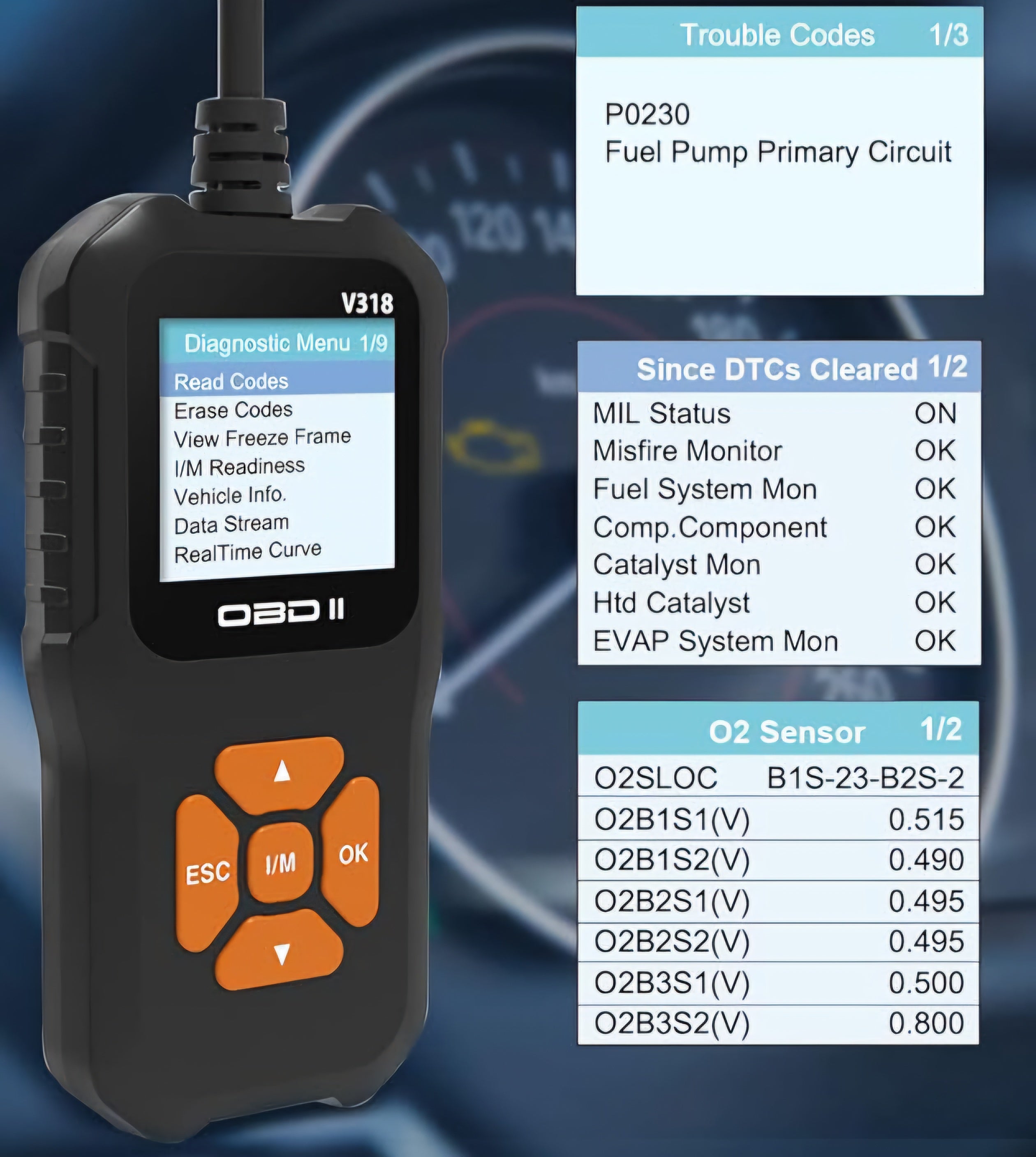 جهاز فحص السيارات OBD2