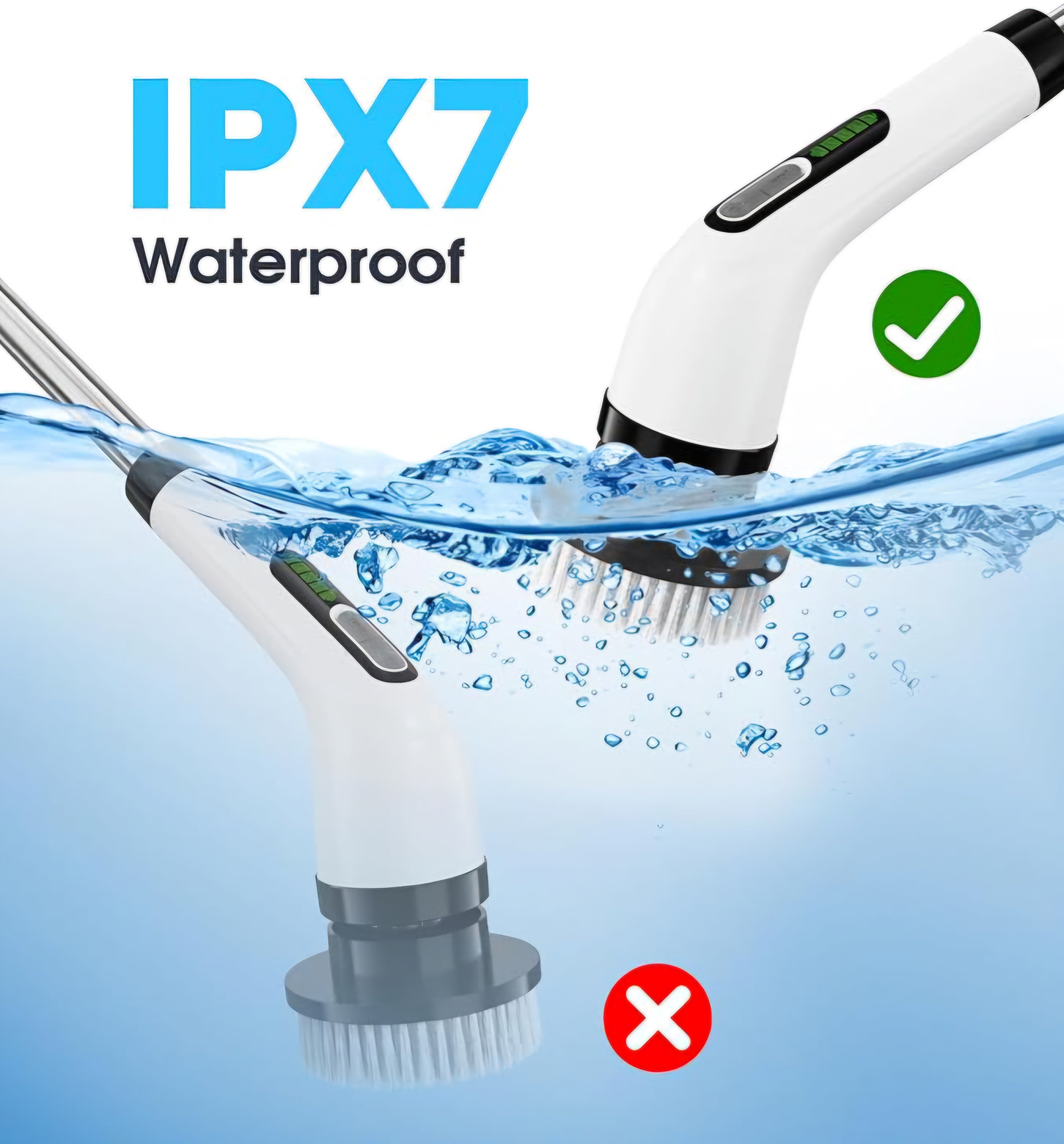 فرشاة كهربائية دوارة شحن متعددة الاستخدام