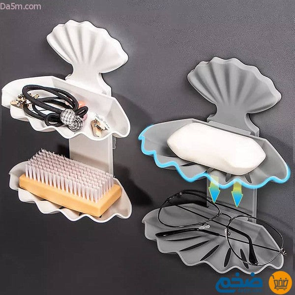 Sea shell soap holder