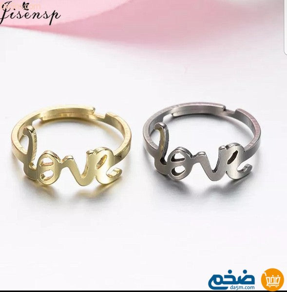 Elegant love ring