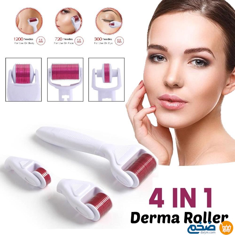 Derma roller 4 in 1 set for skin care