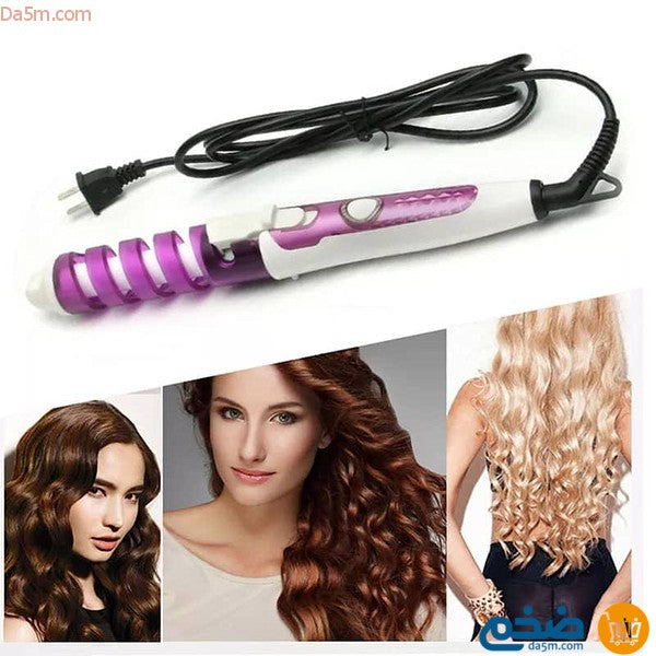 Spiral hair straightener of the international brand (NOVA) for curly hair