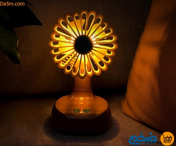 Elegant sunflower fan