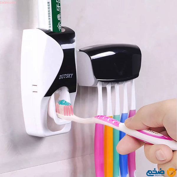 Toothbrush stand with wall paste
