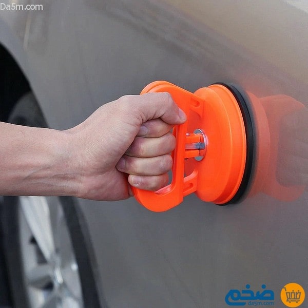 Suction tool for repairing car body dents