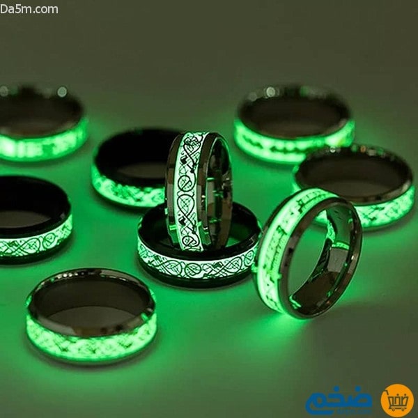 Luminous steel rings
