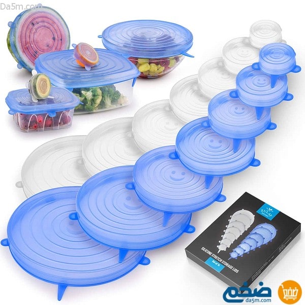 Silicone dish and dish covers set