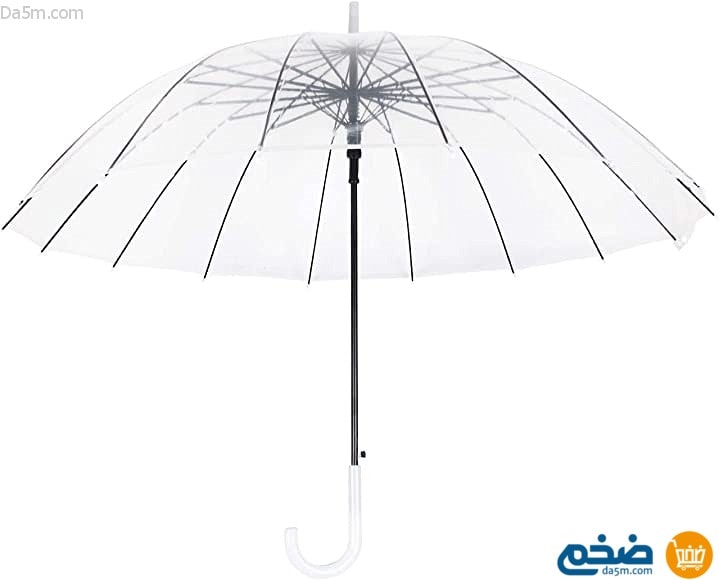 Transparent rain umbrella