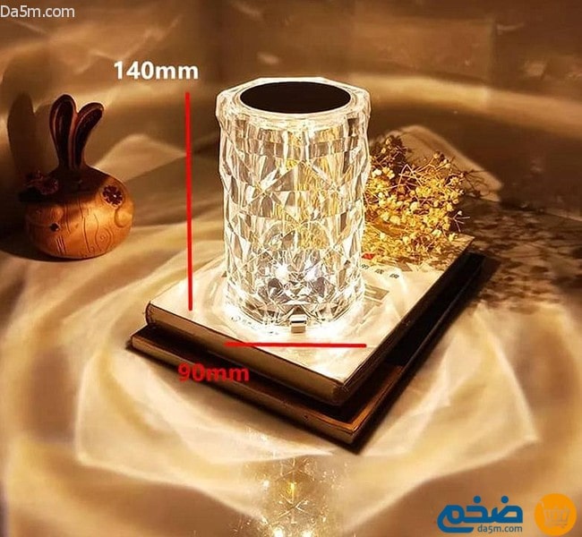 LED crystal lamp with 3D technology
