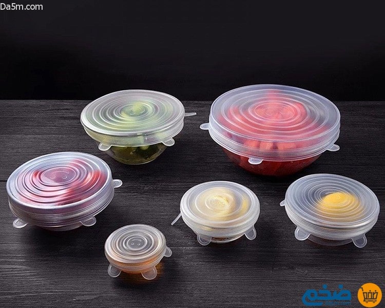 Silicone dish and dish covers set