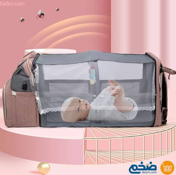 Mother's backpack with bed for children 2 in 1