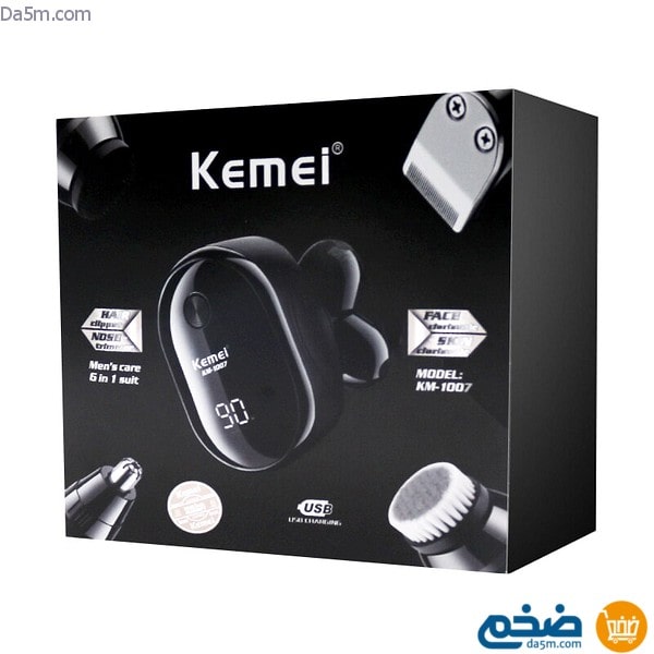 Original kemei 6in1 rechargeable electric shaver